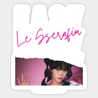 Chaewon Easy Le Sserafim Sticker